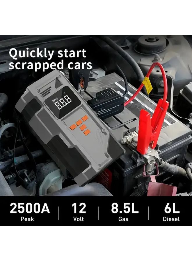 Advanced Intelligent Inflator 9 In 1 Car Battery Starter Kit With Air Compressor And Jump Starter - Image 5